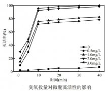 臭氧灭活水中铜绿微囊藻影响因素研究